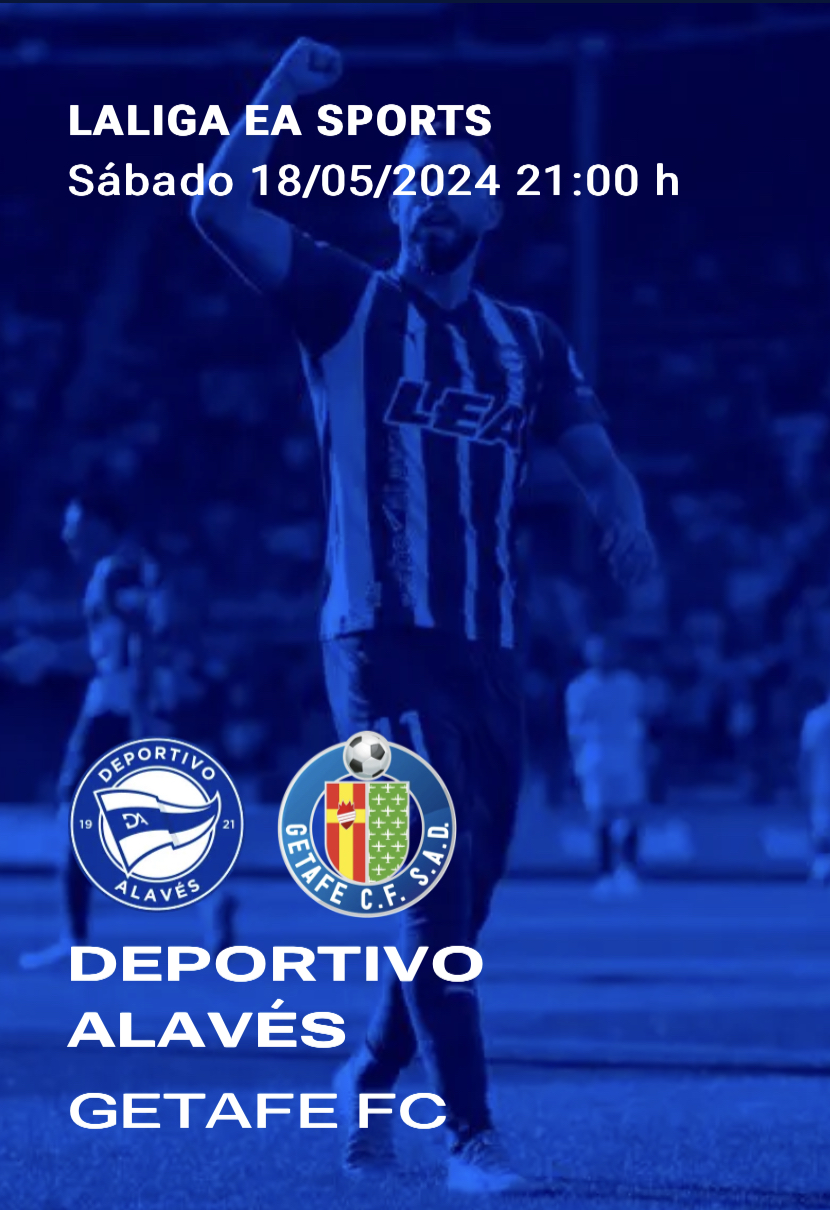 Equipo premiado con dos entradas para presenciar en directo el encuentro de Liga Santander, DeportIvo Alavés - Getafe.