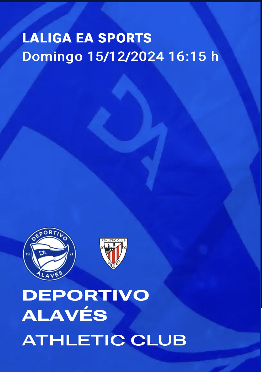 Equipo que ha resultado premiado con dos entradas para presenciar en directo el encuentro de Liga Santander, DeportIvo Alavés - Athletic Club