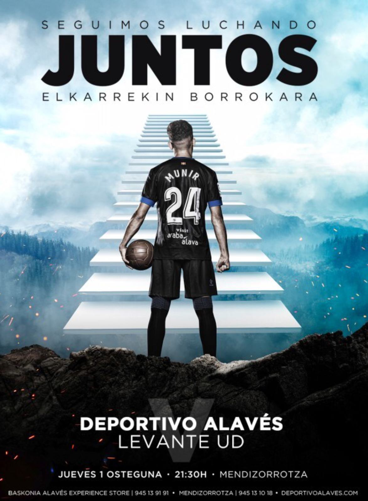 Equipo premiado con dos entradas para asistir en directo y de forma gratuita al encuentro de Fútbol de Primera División entre Deportivo Alavés y Levante.