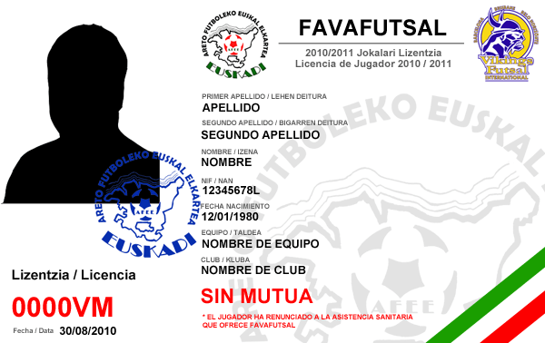  ¡¡¡ ASI SERAN NUESTRAS LICENCIAS PARA LA TEMPORADA 2010/2011 !!!