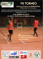 VII Edición del torneo mixto de Mikrofutsal "Gasteiz Elurra 2017".