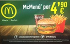 1.000 MENUS MCDONALD'S a 4,90€ para los primeros 1.000 jugadores que tramiten sus licencias para la Temporada 2017/2018.