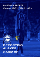 Equipo premiado con dos entradas para presenciar en directo el encuentro de Liga Santander entre DeportIvo Alavés Y Cádiz.