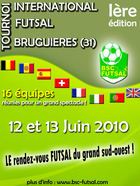 ¡¡¡ GRAN NOTICIA !!!  ¡¡¡ FAVAFUTSAL CONSIGUE UNA PLAZA PARA PARTICIPAR EN EL TORNEO INTERNACIONAL DE BRUGUIERES EN TOULOUSE ( FRANCIA ) !!! 