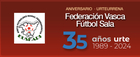 XXXV Aniversario de la fundación de la Federación Vasca de Fútbol Sala.