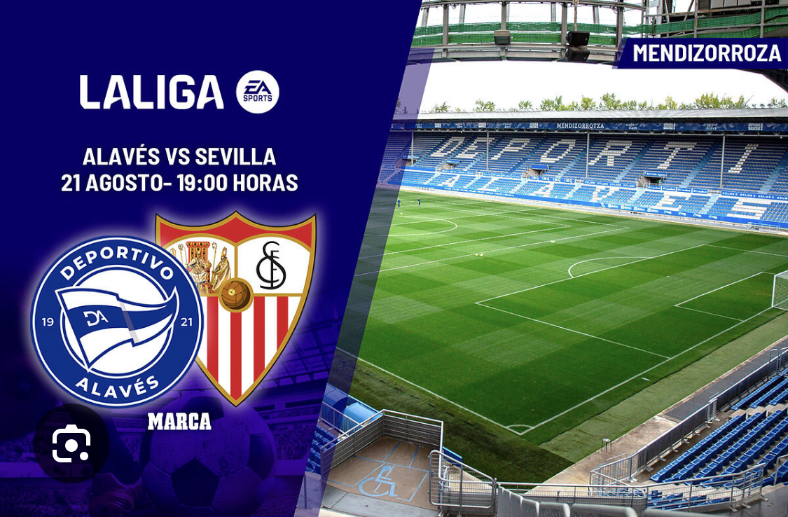 Equipo que ha resultado premiado con dos entradas para presenciar en directo el encuentro de Liga Santander, DeportIvo Alavés - Sevilla.