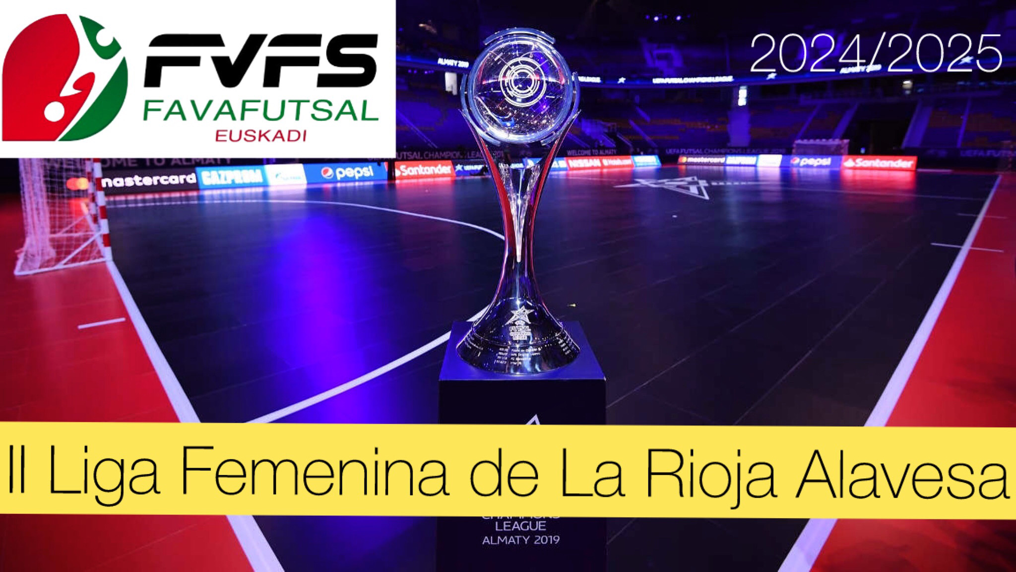 Inscripciones abiertas para la II Edición de la Liga de Fútbol Sala Femenina de La Rioja Alavesa 2024/2025.