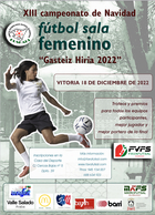XIII edición del Torneo Femenino de Futsal “Gasteiz Hiria”.