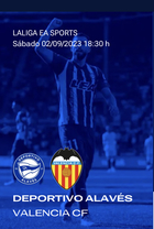 Equipo premiado con dos entradas para presenciar en directo el encuentro de Liga Santander entre DeportIvo Alavés y Valencia CF.