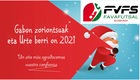 Favafutsal Euskadi os desea una Feliz Navidad.
