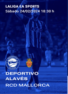 Equipo premiado con dos entradas para presenciar en directo el encuentro de Liga Santander, DeportIvo Alavés - Mallorca.