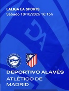 Equipo que ha validado para la temporada 26/27, y que por ello ha resultado premiado con dos entradas para presenciar en directo el encuentro de Liga Santander, DeportIvo Alavés - Atlético Madrid.