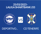 Equipo premiado con dos entradas para presenciar en directo el encuentro de Liga 123, DeportIvo Alavés y CD Tenerife.
