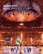 Equipo que ha resultado premiado con dos entradas para presenciar en directo el encuentro de Euroliga, Baskonia - Real Madrid.