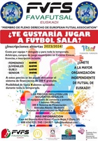 Apertura de Inscripciones en nuestras diferentes competiciones para la Temporada 23/24, por 449€ en Categorías Femenina y Juvenil, 649€ Sub21 y 749€ Senior Masculina. Además REGALO de 10 Equipaciones Deportivas, 2 Balones Oficiales y 300€ de financiación.