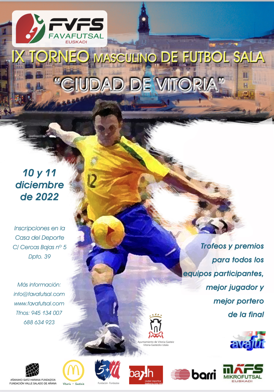 Riff Kénitra se proclama campeón de la IX edición del Torneo Masculino de Futsal "Ciudad de Vitoria".